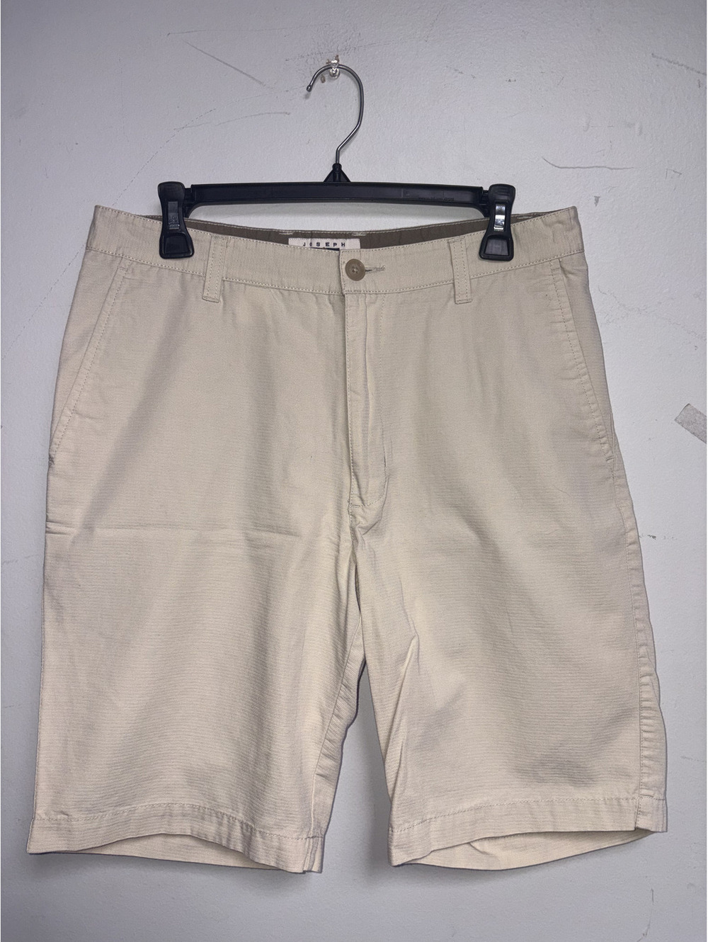 Joseph Abboud Men's Beige Cotton Shorts Size 32